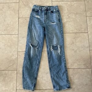 PacSun High Rise 90s boyfriends distressed denim‎ jeans size 26